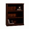 Dark Birch Shaker 3-Shelf Bookcase 