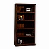 Dark Birch Shaker 5-Shelf Bookcase