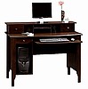 Dark Birch Shaker Computer Desk 