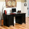 Mission Craftsman Black Computer Desk