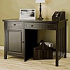 Mission Black Birch Computer Desk