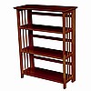 Solid Hardwood Honey Oak Style Mission Bookcase