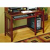 Cherry Mission Craftsman Style Computer Desk
