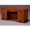 Mission Craftsman Oak Executive Desk