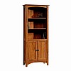 Mission Craftsman Style Bookcase w/Doors