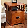 Mission Craftsman File Cabinet Printer Stand