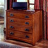 Mission Craftsman Oak 2 Drawer Lateral Filing Cabinet