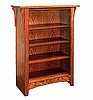 Mission Craftsman Shaker Oak 48" Bookcase