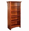 Mission Craftsman Shaker Oak 72" Bookcase