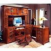 Mission Craftsman Oak L-Shape Desk with Return