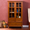 Mission Shaker Walnut Bookcase