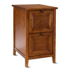 Chestnut Shaker 2 Drawer Filing Cabinet