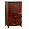 Shaker Mission Coffee Maple Computer Armoire