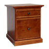 Pine 2 Drawer Classic File Cabinet
