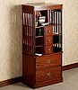 Mission Craftsman Oak Deluxe Bookcase