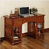 Mission Craftsman Oak Executive Desk
