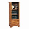 Mission Style Deep Bookcase w/Door