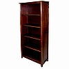 Dark Stained Shaker 5-Tier Bookcase