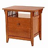 Mission Shaker Craftsman Style Oak File Printer Cabinet
