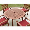 Teak Wood 5pc Dining Set w/Cushions