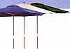 Blue, Natural, or Green 9ft Umbrella w/Stand
