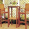 Eucalyptus Hardwood Bar Table