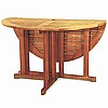 Eucalyptus Hardwood Folding Round Dining Table
