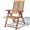 Teak Folding Armchair
