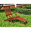 Teak Type Hardwood Steamer Lounge