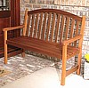 Teak Garden Patio Deluxe 4 Foot Bench