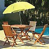Eucalyptus 5pc Hardwood Patio Set