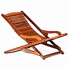 Teak Oiled Hardwood Patio Outdoor Garden Lounge Chair