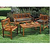 Teak Oiled Wood Garden Coffee Table