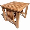 Teak Mission Side Table