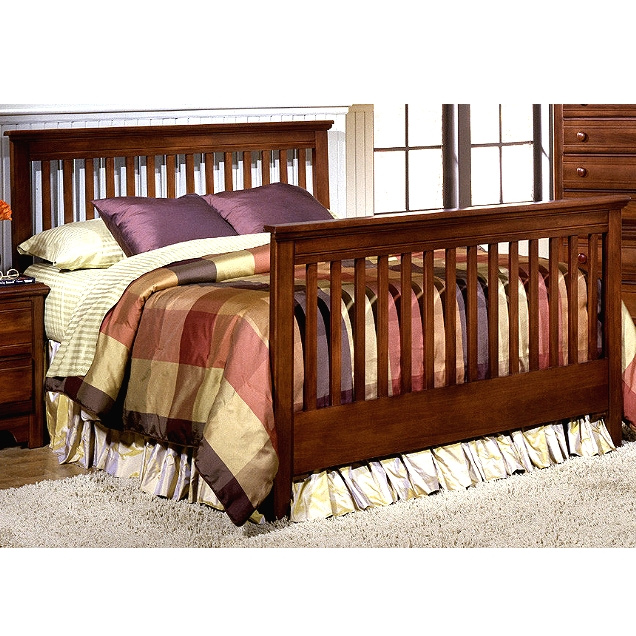 Craftsman Mission Shaker Cherry Queen Slat Bed