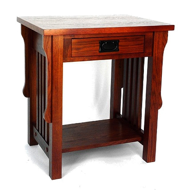 Mission Oak One Drawer End Table