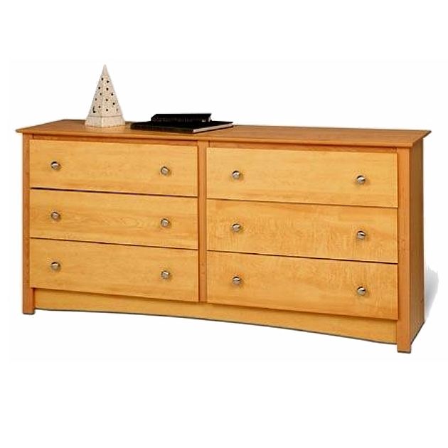 Shaker Mission Style 6 Six Drawer Dresser