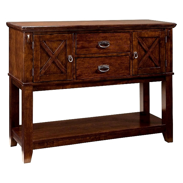 Craftsman Oak Server Buffet Sideboard