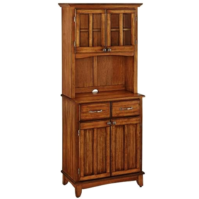 Mission Craftsman Shaker Oak Buffet w/Hutch