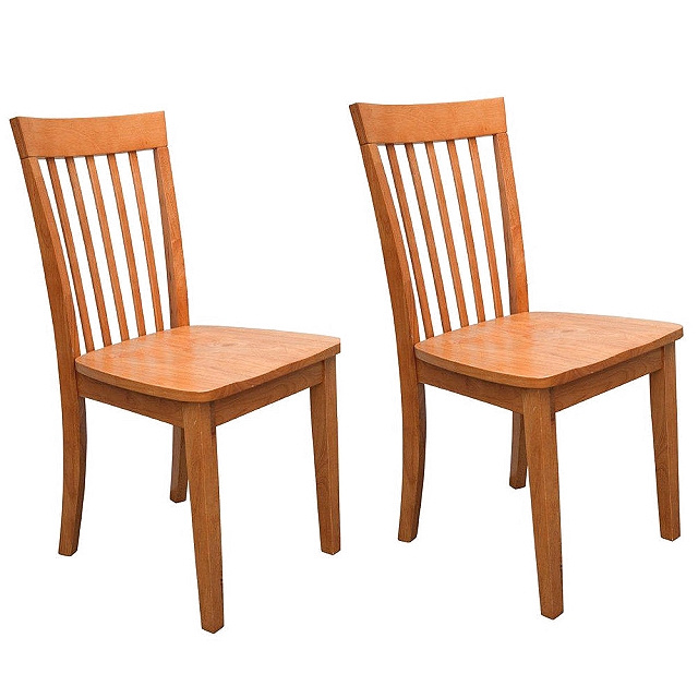 Mission Shaker Oak Sidechairs - Pair