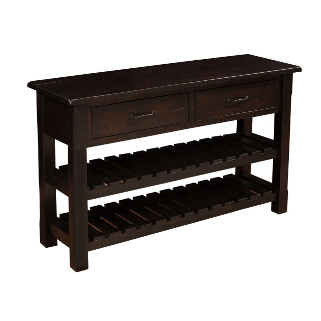 Shaker Cottage Mission Black Sideboard Buffet Table