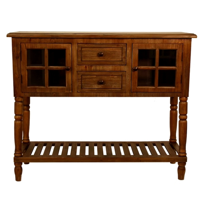 Shaker Cottage Mission Pine Sideboard Buffet Table