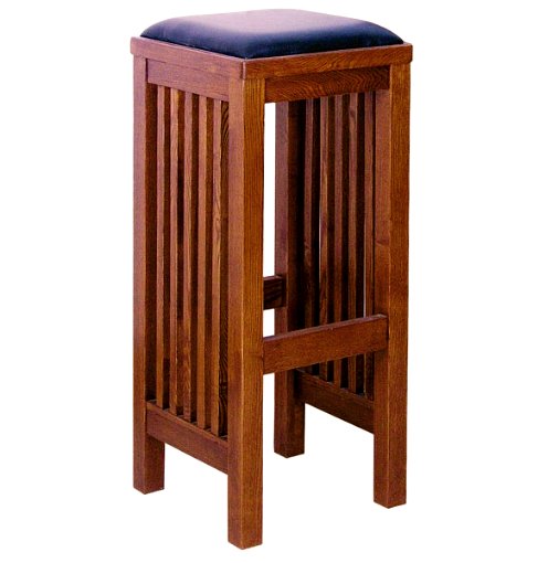 Craftsman Mission Oak Bar Stool 24" or 30"