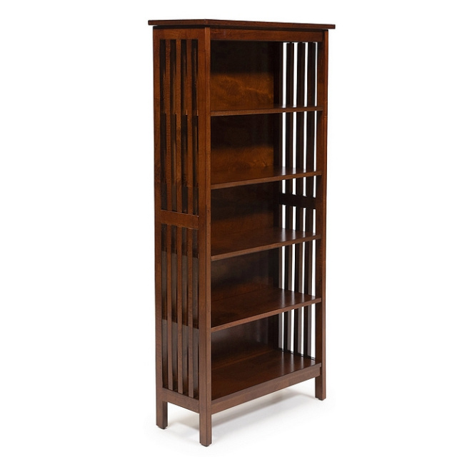 Mission Craftsman 48 Inch Oak Bookcase