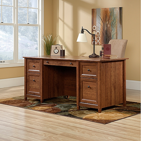 Cherry Mission Craftsman Shaker Executive Desk