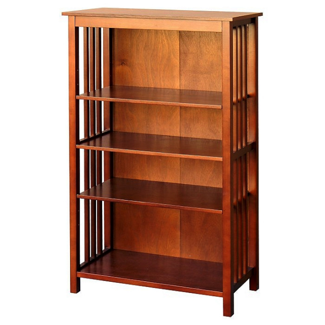 Mission 50 Inch Chestnut Bookcase