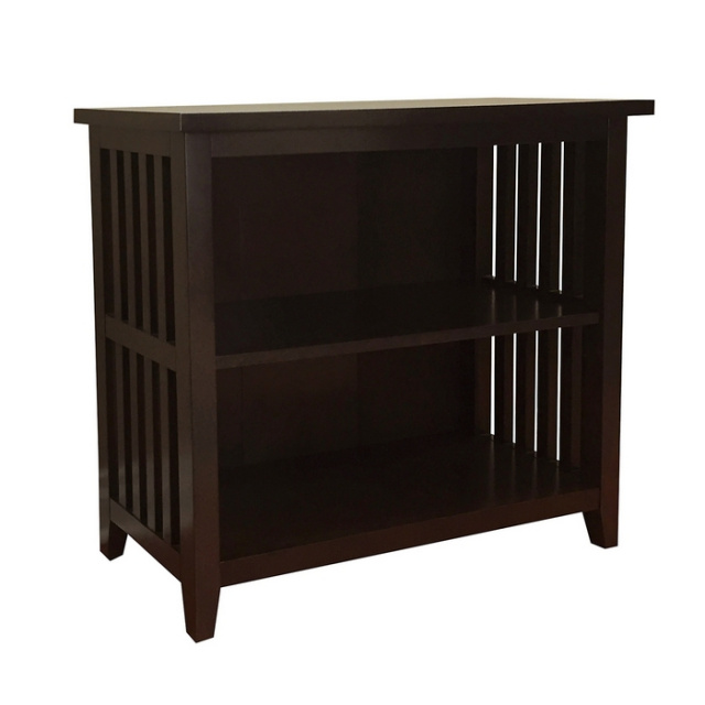 Mission 36 Inch Dark Walnut Bookcase