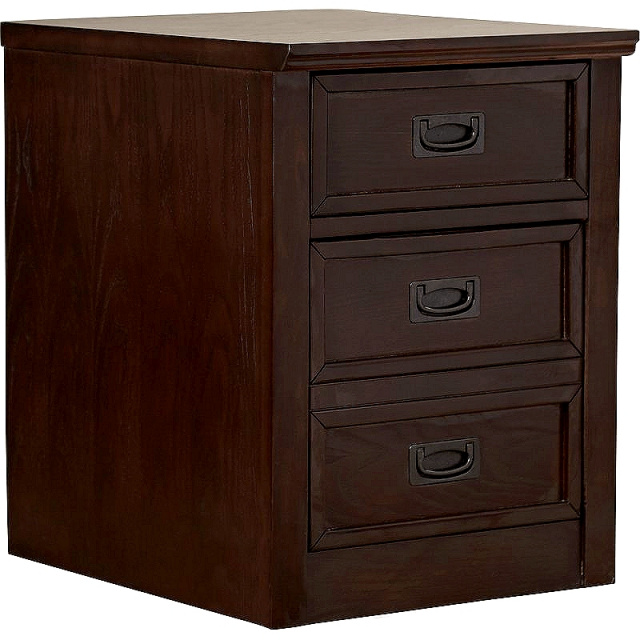 Mission Craftsman Merlot 2 Drawer File Storage Cabinet