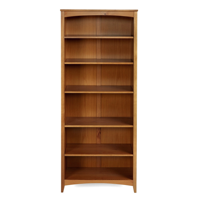 Mission Craftsman Cherry 6 Shelf Bookcase