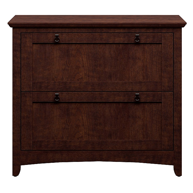 Mission Craftsman Dark Cherry Lateral File Cabinet